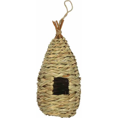 Wildvogelnisttasche Ø12x24 cm, Naturmaterial (1/5)