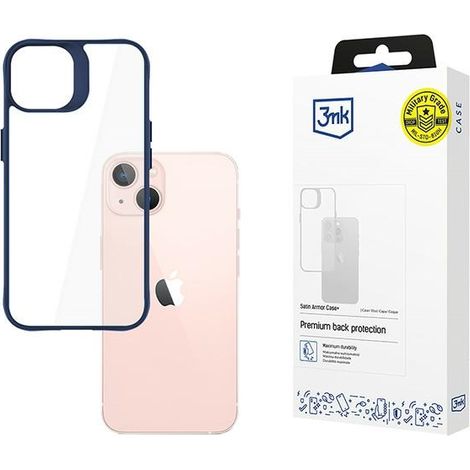 Custodia Apple iPhone 15 - Satin Armor Case 3mk + Blu