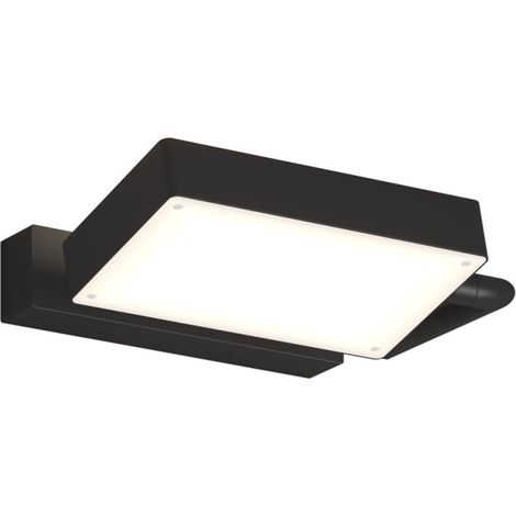 Applique orientabile top light kubi 1212 2 ne led switch 2160lm illuminazione biemissione modulo integrato