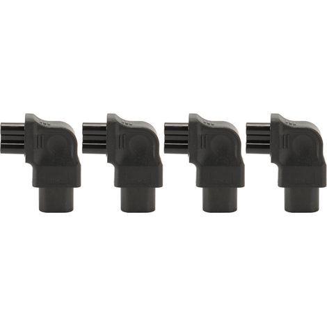 4 adaptateurs IEC320 C8 vers C5, connecteur d'alimentation 250 V pour ordinateur portable et serveur 2PDU (1/5)