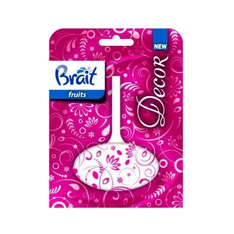 Bloc WC monophasé Brait Decor pour toilettes Fruits 40 g (1/2)
