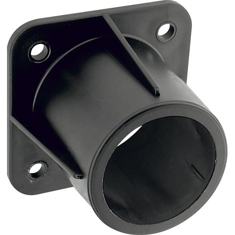 Montagehülse ROLLING STAR zu Kugelrolle ø 52 mm, Höhe 40 mm, Kunststoff schwarz