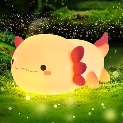 Luz nocturna para niños，regalos para niñas，recargable，USB，silicona，lámpara de mesita de noche，linda luz nocturna Kawaii para guardería (1/5)