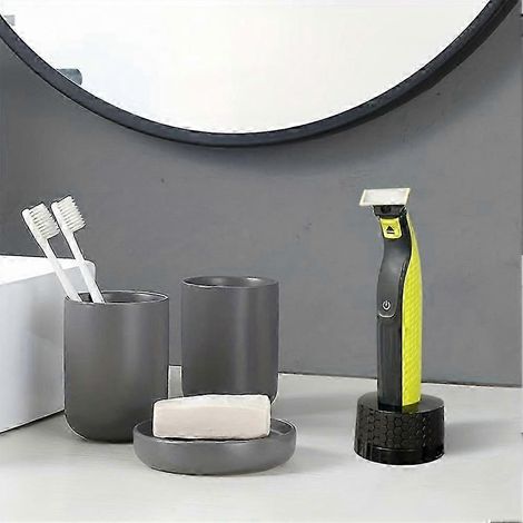 Support de chargeur mural compatible avec les rasoirs électriques hybrides Philips Norelco One Blade QP2520, QP2530, QP2620 et QP2630 LX. WHBYV (1/4)