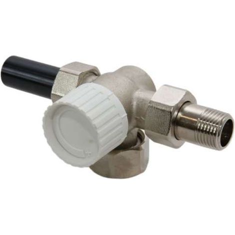 Flamco Rossweiner MB Dreiwegethermostatventiluntertleil DN15 Voreinstellung Anb. links M1234611