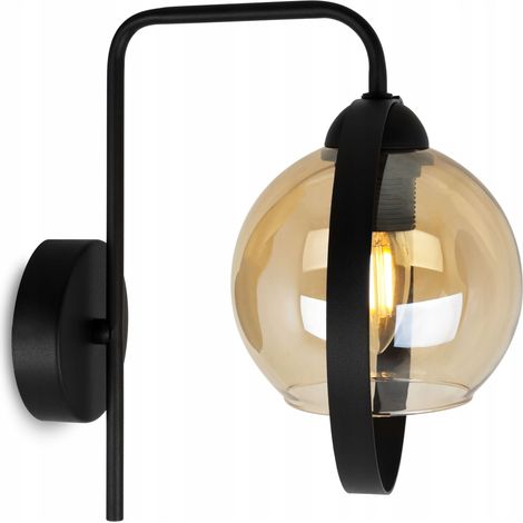 MODERNE HONEY RING GLAS WANDLEUCHTE
