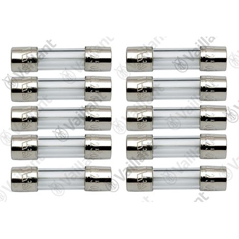 Fusibles T 5,0 A, lot de 10