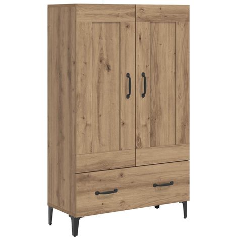 Highboard Artisan-Eiche 70 x 31 x 115 cm Holzwerkstoff vidaXL (1/4)