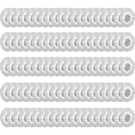 100 Pièces Protecteurs d'Oreilles Jetables en Plastique Transparent, Protege Oreille Imperméables Transparents, Protecteurs d'oreille Jetables Clair Plastique, pour Teinture Capillaire, Douche