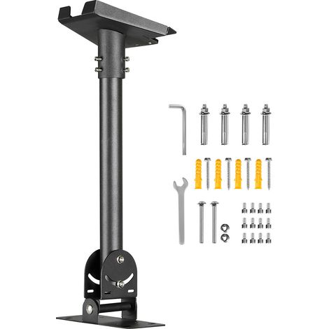 Mophorn Adjustable Roof Mount for Starlink Gen 3, 30-150° Tilt Range, Durable Steel Pole Kit for Standard Gen 3 and V3, Easy Installation, Black (1/5)