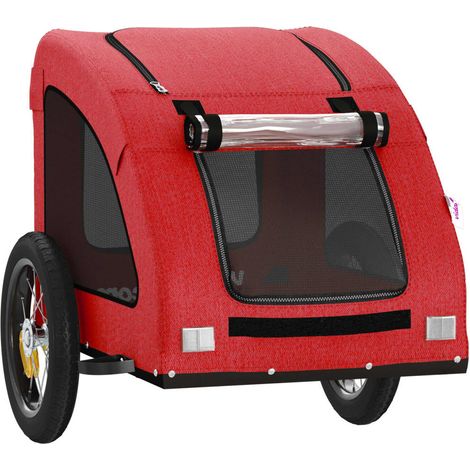 Rimorchio/carrello per animali domestici rosso 020044349