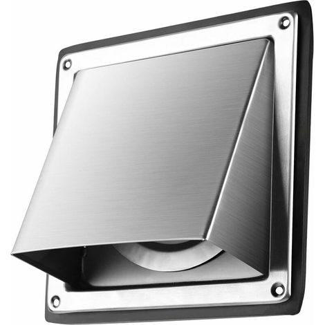Grille d'Aération Grille de Ventilation 100mm Grille de Ventilation Grille Hotte Inox (1/5)