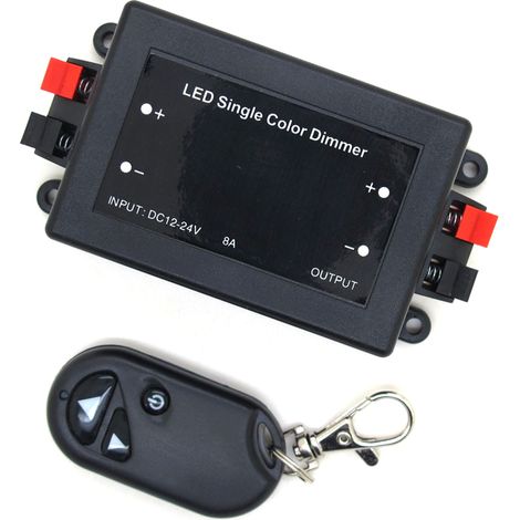 Controller wireless RF DC 12V/24V, interruttore LED, dimmer, faretto, striscia LED da incasso. (1/4)