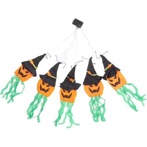 Guirlande Lumineuse Citrouille LED - Décoration Halloween Éclairage Coloré pour Fête et Jardin (1/5)