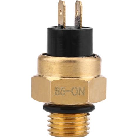 DEESSE SHOP-Pssopp Capteur de Température d'eau, Thermostat en Cuivre pour Motos et HUSABERG, Remplacement pour le Système de Ventilateur de Refroidissement. (1/5)