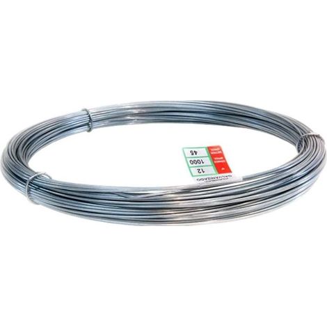 Rouleau de fil galvanisé 1000 g 2,6 mm x 20 m pour boîtiers métalliques - MARQUE