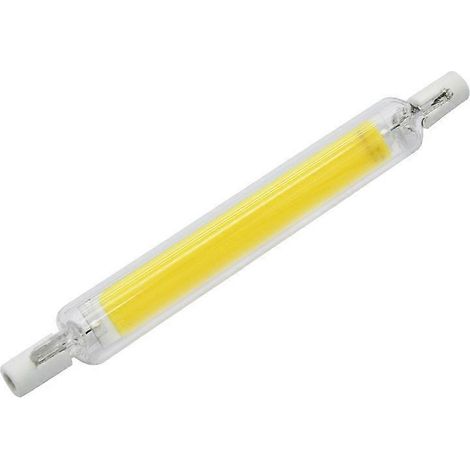 Lot de 2 ampoules LED R7S 10 W 78 mm à intensité variable, blanc froid 6000-6500 K, équivalent à une ampoule halogène J78 100 W, culot R7S double face, angle de faisceau de 360°, (FMY)-AquaForge (1/4)
