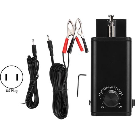Moteur de barbecue réglable en aluminium 3‑12V pour four et grill, accessoire US 110V (1/5)