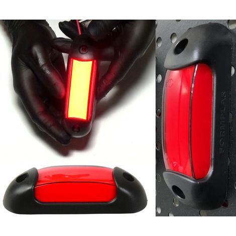 Feu de gabarit LED, marqueur, tokos, rouge, effet néon, 12V–24V — pour remorques, plateformes, camions, etc.

Remarque : je n’ai