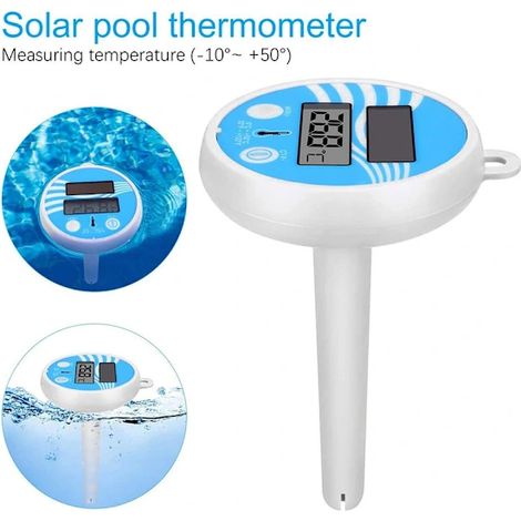 Thermomètre flottant pour piscines, pour mesurer la température de l'eau des piscines, spas, jacuzzis et aquariums-AquaForge (1/5)