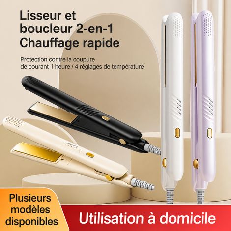 Fer à lisser et boucler 2-en-1 814 Violet 4 températures 814 violet 4 1 29 g – Livraison gratuite (1/5)