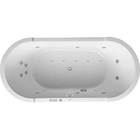 Duravit baignoire balnéo Oval Starck 1900x900mm Combisystem E,