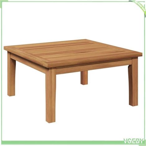 Table de jardin - FAFEICY - 42006400 - Teck massif - Rectangulaire - Marron 110 cm (1/5)