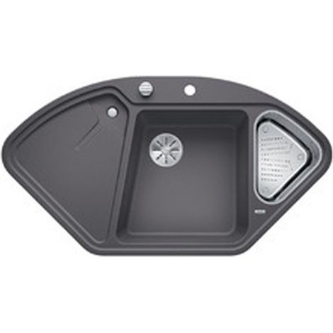Evier Blanco Delta II Silgranit - GRIS ROCHER (1/5)