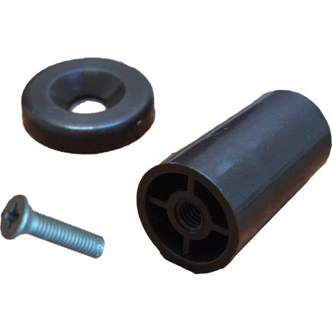 ZURFLUH-FELLER Butee Ronde Pour Lame Finale Lg40 Mm Marron Avec Rondelle Et Vis Lg25 (1/3)