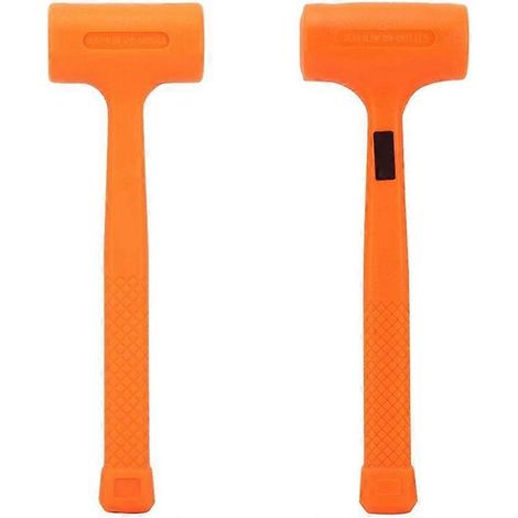 Marteau Unicast Q81C avec revêtement en caoutchouc intact pour la décoration intérieure, 0,5/1 lb, non flexible, moulé par soufflage. (1/5)