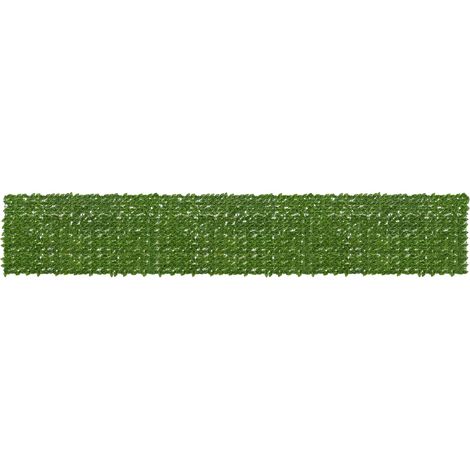 Balkonsichtschutz mit Blättern Grün und Gelb 600 x 100 cm (1/5)