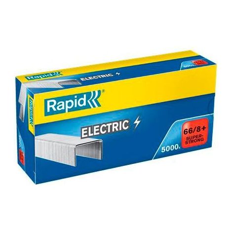 Rapid agrafes super strong électrique 66/8+ galvanisé -boîte de 5000-.
