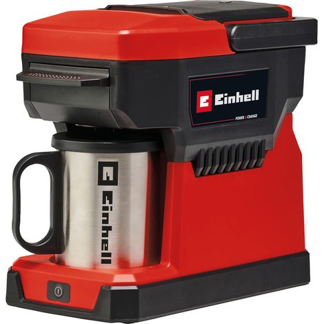 Einhell TE-CF 18 Li-Solo Power X-Change Kaffeemaschine Rot Fassungsvermögen Tassen=1 mit Filterkaff (1/5)