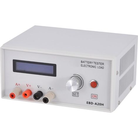 Testeur de charge électronique CC Testeur de capacité de batterie de charge électronique EBD-A20H Test d'alimentation Test de décharge de batterie Instrument de mesure 200W pour le courant de tension
