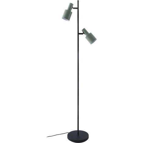 Lindby Lámpara de pie 'Ovelia' en Negro Metal