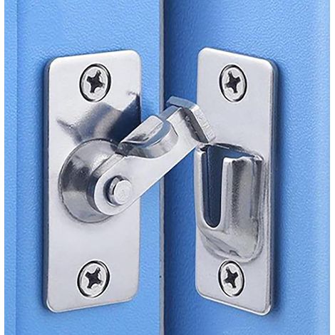 Serrure de porte à angle droit 90 degrés came et fenêtre levier coulissante cadenas chambre poche (1/5)