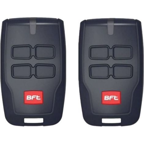 Lot de 2 bft télécommande 12v 4 canaux 433 mhz mitto b rcb04 r1 2600535 d111906 (1/2)