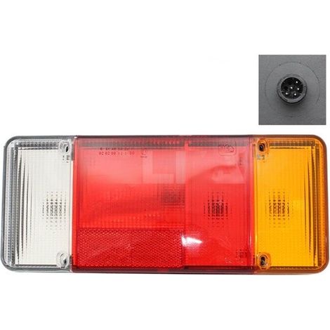Feu arrière droit plateau benne Iveco Daily 2 1999-2006