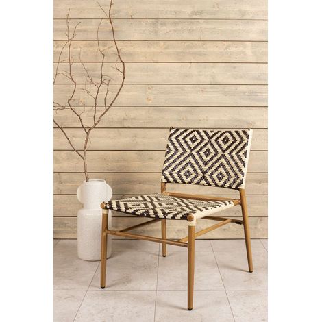 Calapan chaise longue empilable marron.