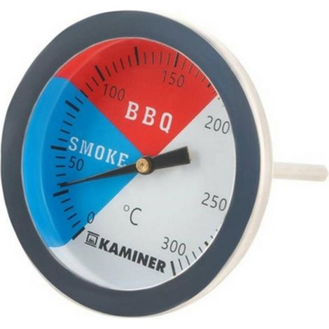 Northix Termómetro para humo y barbacoa multicolor acero inoxidable