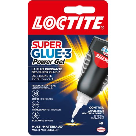 Superkleber-3 Power Gel Control 3g - Loctite (1/3)
