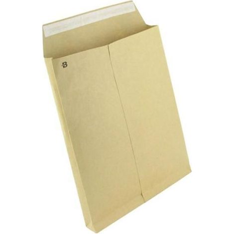 10 Enveloppes kraft 115 g - 22,9 x 32,4 cm à soufflet