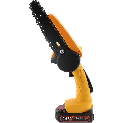 Mini-Elektrosäge (15 cm), leistungsstarke Bürstenkettensäge, zum Holzschneiden und für Gartenarbeiten, 100–240 V (EU) (1/5)