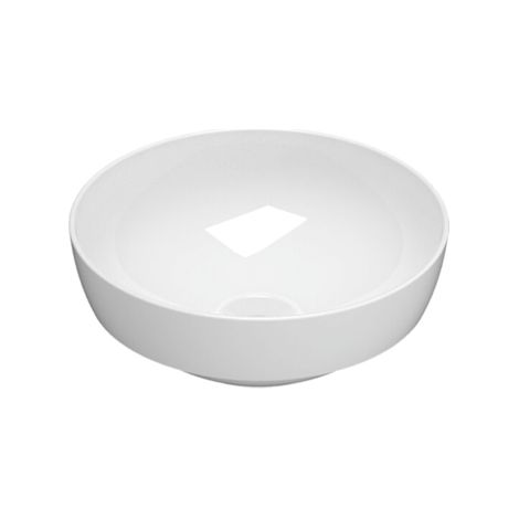 Lavabo encastré en céramique Ø37 cm Globo T-EDGE B6T38BI  Blanc - Céramique (1/3)