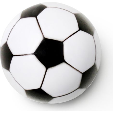 Pomo de plástico con acabado pelota, dimensiones: 33x33x33mm Ø: 33mm -