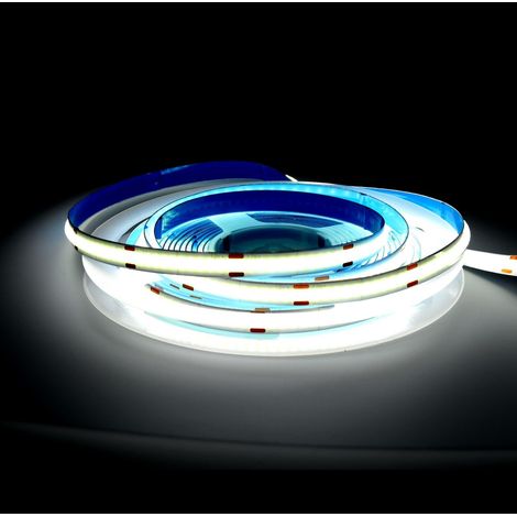 Tira led COB 12V 320leds/m 6000K IP20 10W/m CRI 90 5m