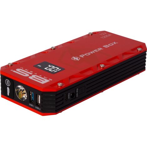 BS PB-02 ARRANCADOR DE BATERÍA, POWERBANK, BOOSTER 12000mAh (44,4Wh) (EL) (1/4)