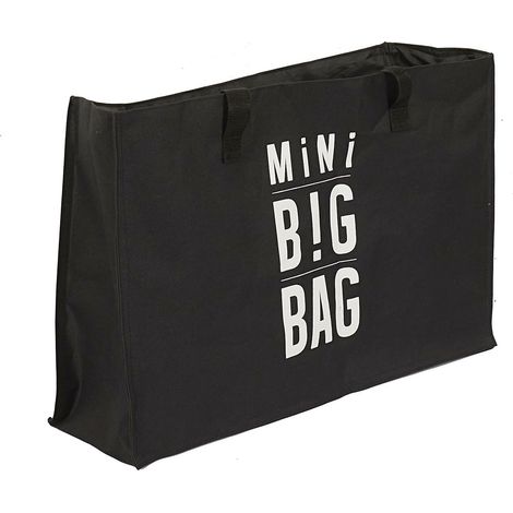 Borsa della spesa pieghevole taglia M NERA (1/5)