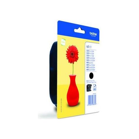 Cartucho de Tinta Original Brother LC-121/ Negro (1/5)