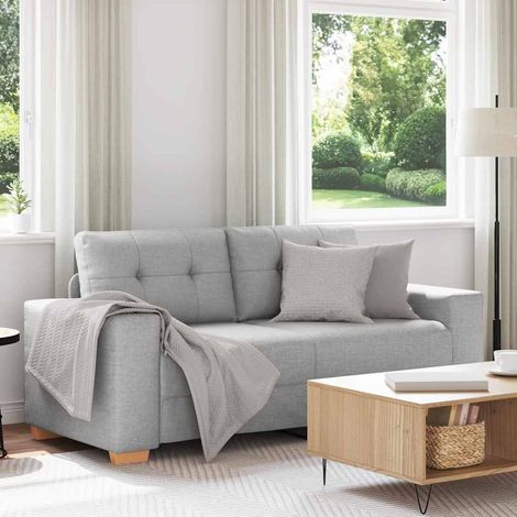 Loveseat-Sofa Wolkengrau 180x77x82 cm Stoff (1/5)